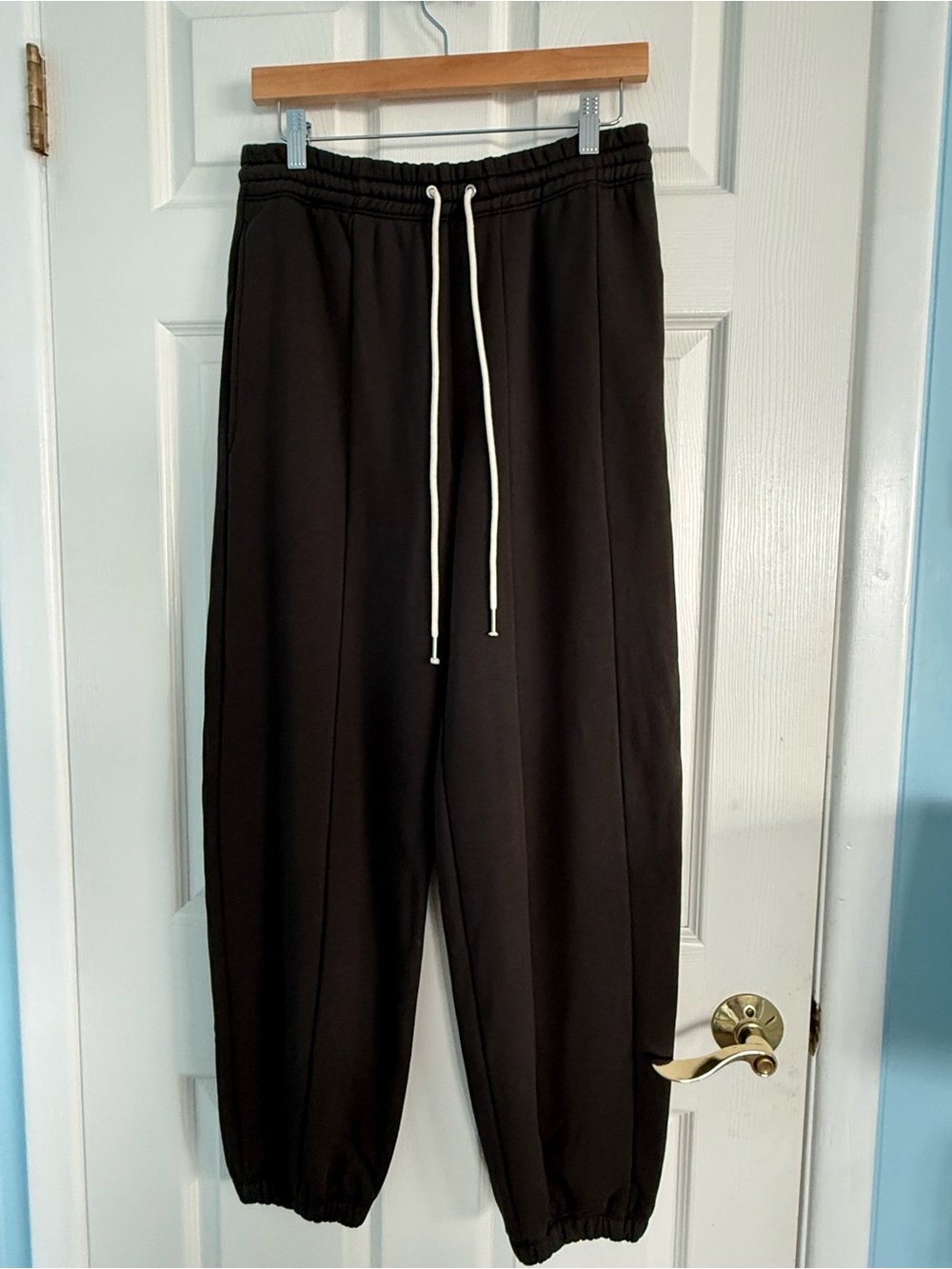 AGOLDE PANELLED SLIM LEG TRACKPANT Pants Sample Style NEW Small S